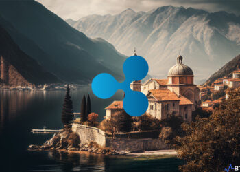 Montenegro background with Ripple logo