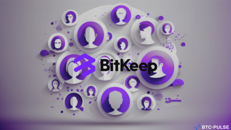 An illustration of multiple users representing BitKeep Wallet's decentralized multichain digital wallet solution