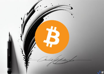 A symbolic representation of Satoshi Nakamoto’s Bitcoin white paper turning 15, illustrating the evolution of cryptocurrency.