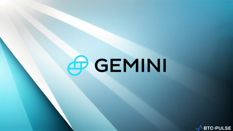 Gemini logo with the backdrop of its Gurgaon office building.