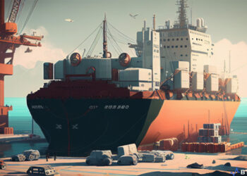 An image of a cargo port
