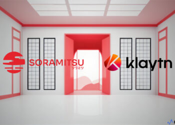 SORAMITSU and Klaytn Foundation logos side by side