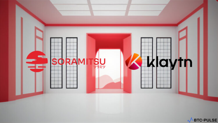 SORAMITSU and Klaytn Foundation logos side by side
