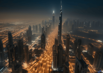 Illustration of Fasset's entry into Dubai's cryptocurrency market with a newly granted VASP license.