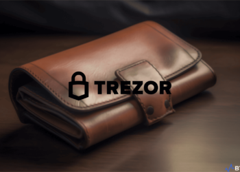Comparison between a genuine Trezor Model T wallet and a tampered version