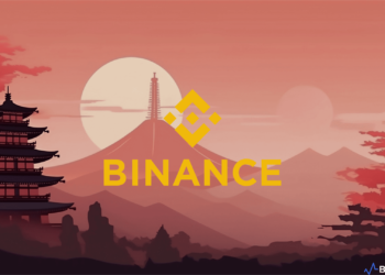 Logo of Binance and MUTB signifying their collaboration for stablecoin issuance in Japan.