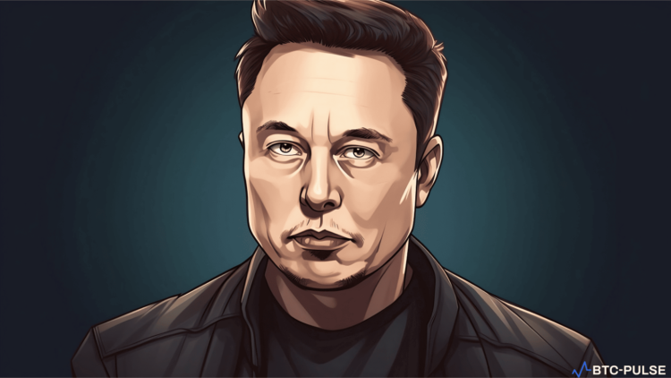 Screen capture showcasing a fraudulent crypto giveaway promotion featuring a deep fake Elon Musk interview on TikTok.