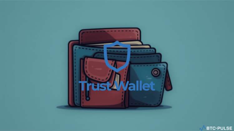 Screenshot of Trust Wallet's app showcasing its features and user-friendly design.