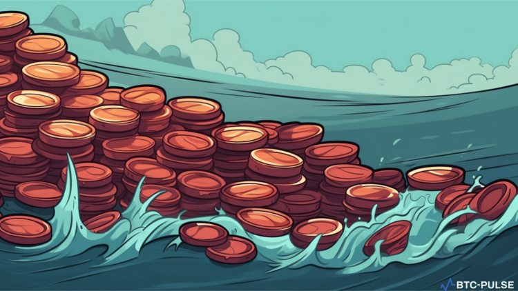 Graphic illustration of PancakeSwap's proposed reduction in CAKE token supply, symbolizing a strategic shift in decentralized finance.
