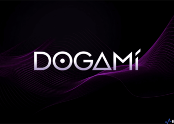 Digital illustration of DOGAMÍ, showcasing the innovative fusion of NFT gaming and virtual companionship in a blockchain-powered world.