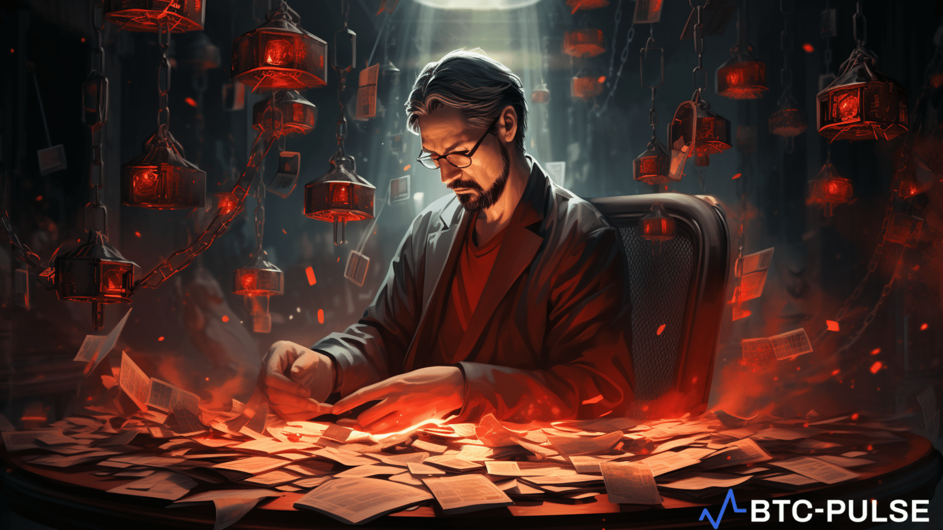 Illustration of China's crackdown on blockchain and metaverse-related cybercrime, highlighting the legal efforts to safeguard digital asset integrity.
