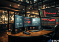 Interactive Brokers U.K. Limited platform displaying cryptocurrency trading options.