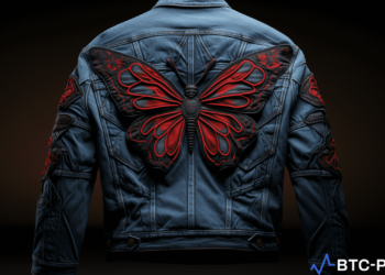 A stylish denim jacket with exclusive patches from Imaginary Ones and HUGO, featuring Web3 customization options.