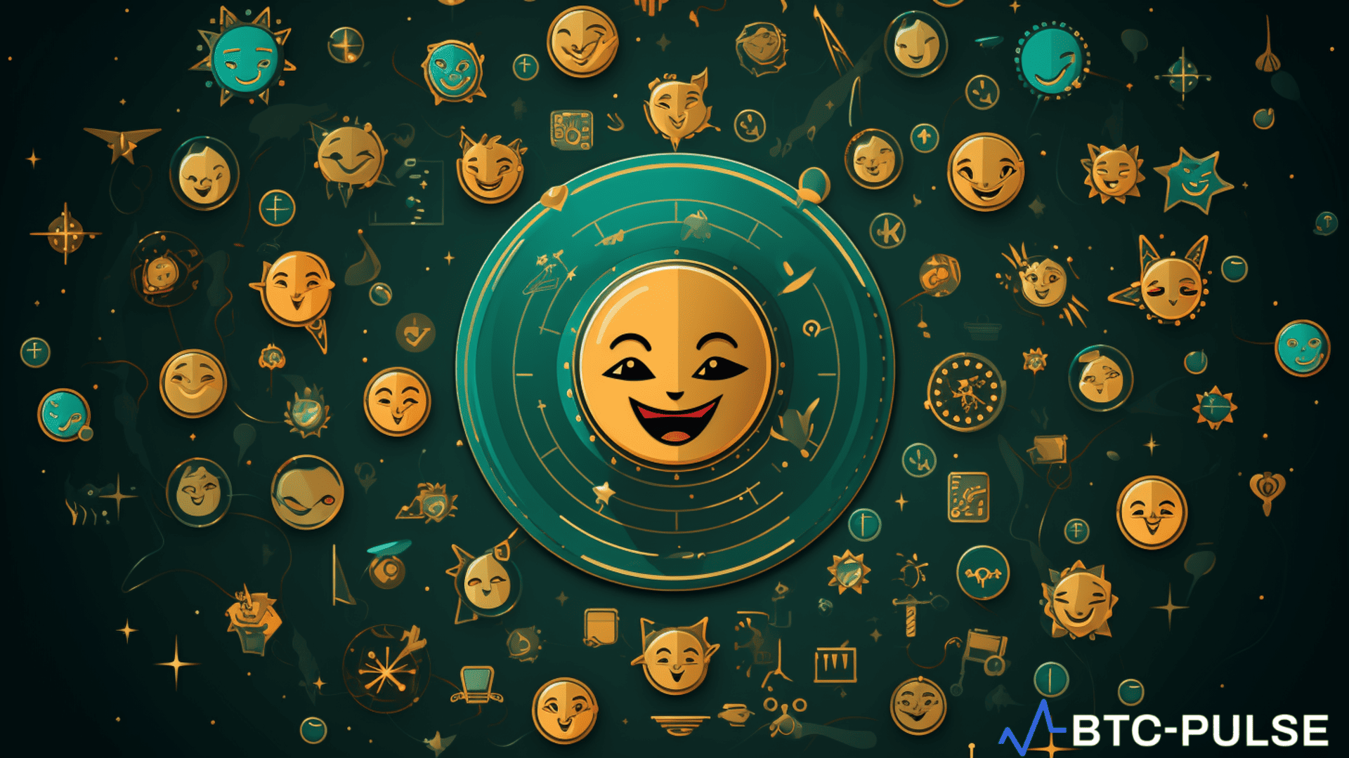 Visual representation of the Solana blockchain featuring meme coin icons, symbolizing the recent DORAE token crash.