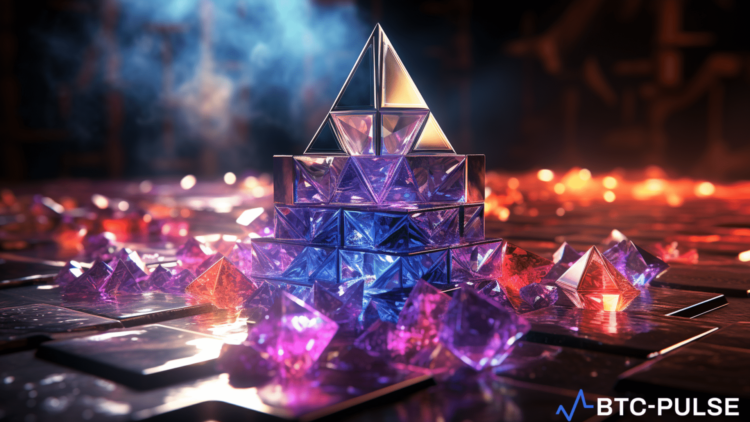 Ethereum network and cross-chain transactions editorial graphic